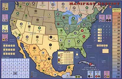 Manifest Destiny Map United States
