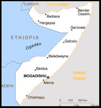 Map of Somalia