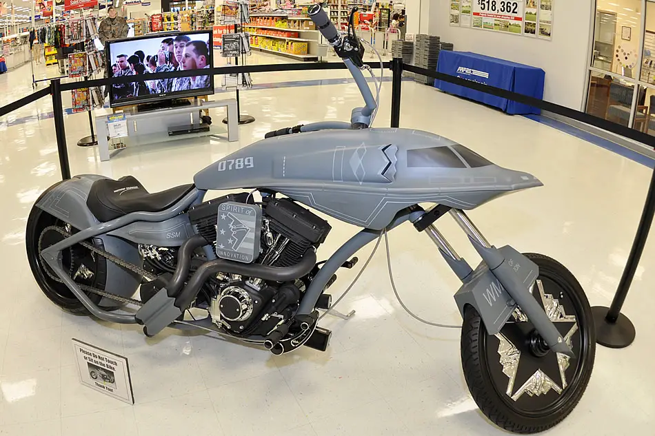 Military Motorcycle Chopper